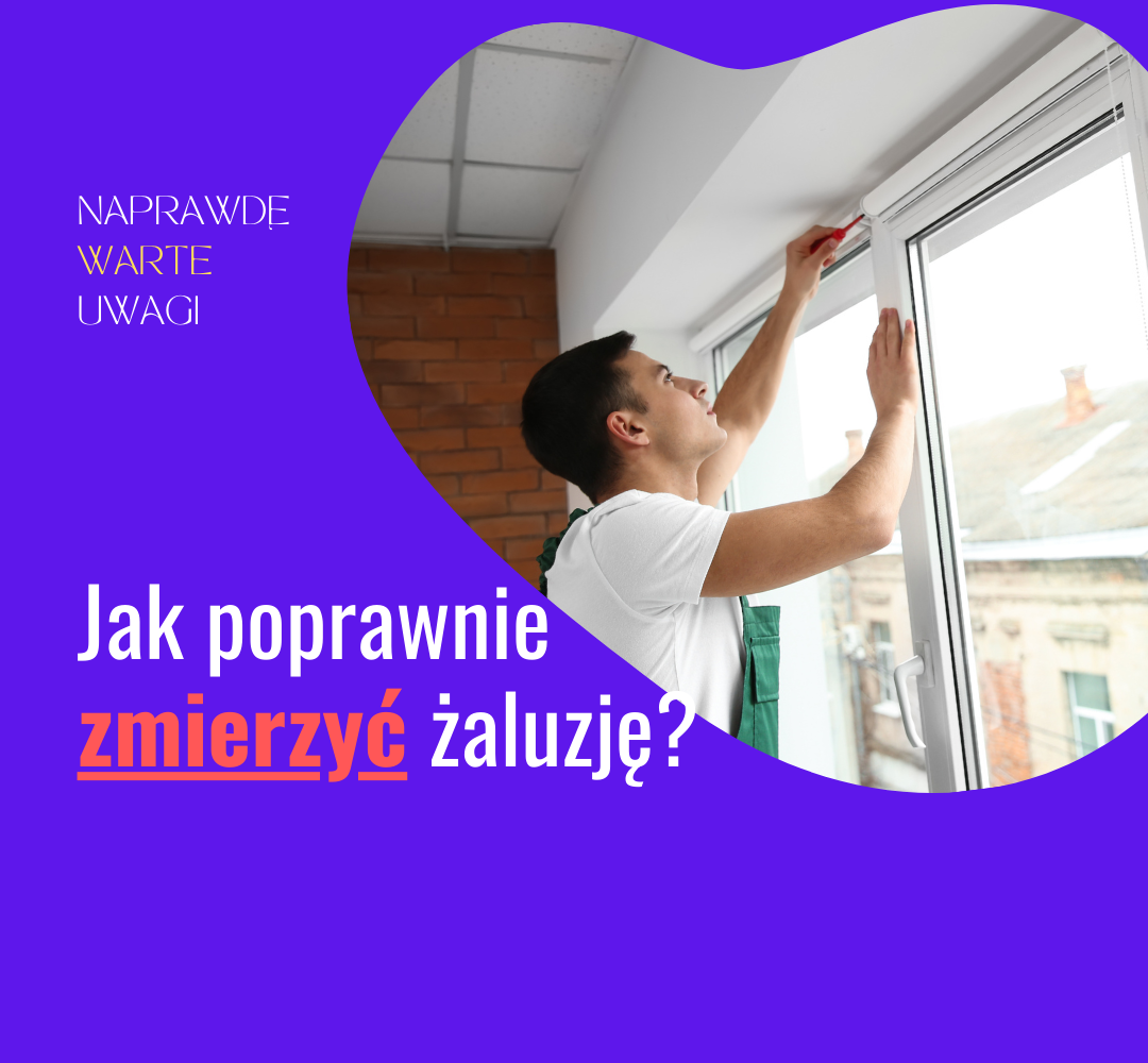 jak zmierzyć żaluzję drewnianą