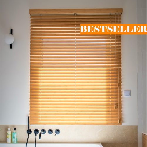 żaluzja drewniana łazienka