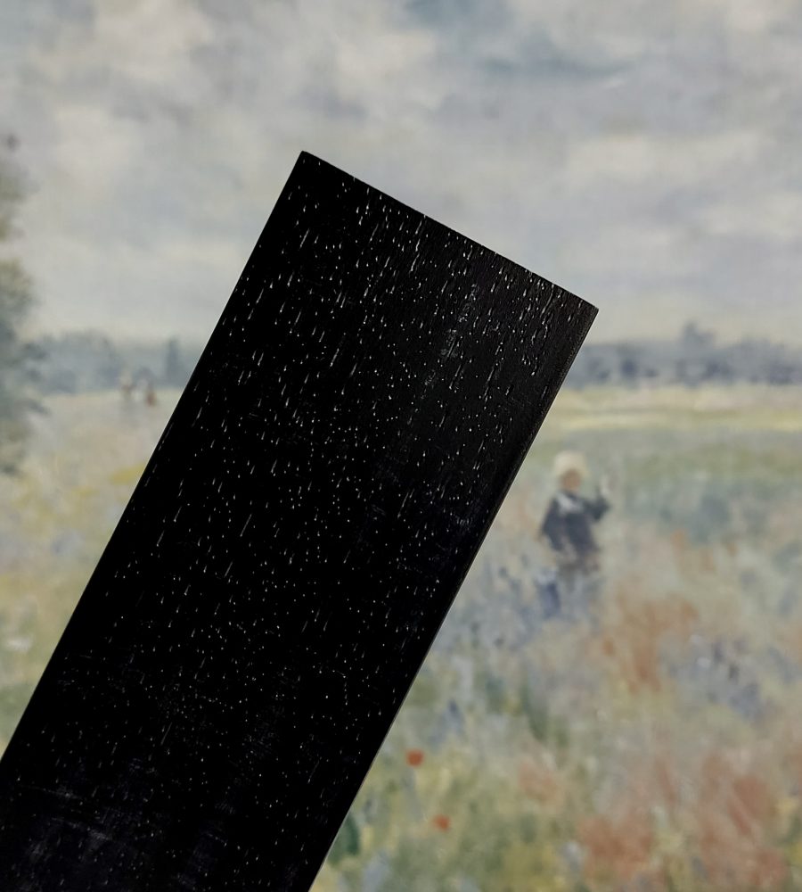 żaluzja drewniana czarna kolor