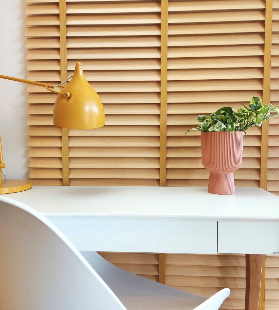 żaluzja drewniana kolor miodowy