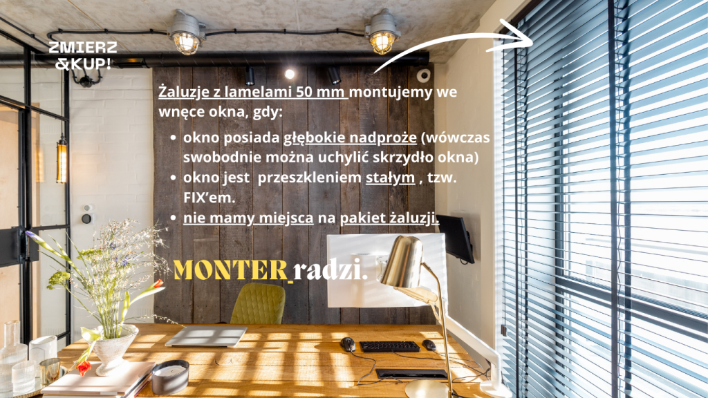 żaluzje drewniane jak zmierzyć